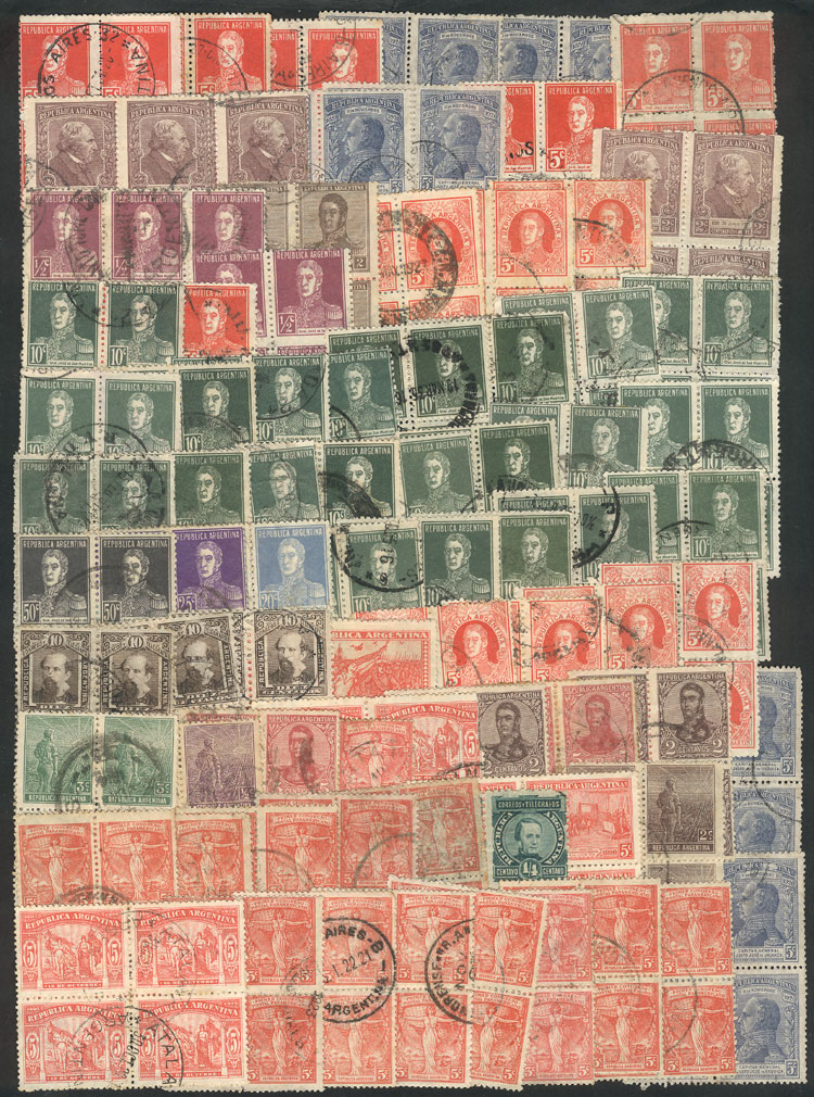 Lot 1508 - Argentina Lots and Collections - Guillermo Jalil - Philatino Auction # 2339 ARGENTINA: General auction with material of all periods, including rarities Lot 1508 - Argentina Lots and Collections - Guillermo Jalil - Philatino Auction # 2339 ARGENTINA: General auction with material of all periods, including rarities