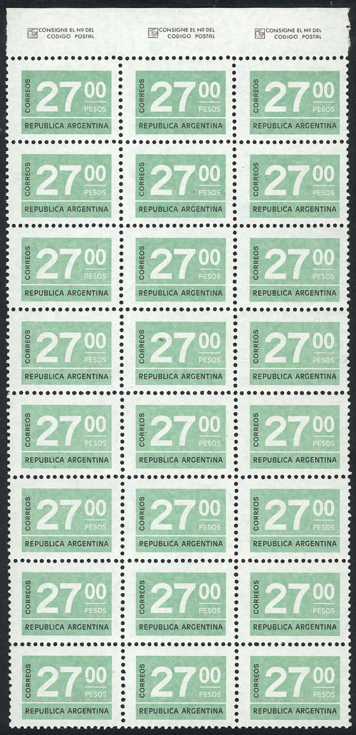Lot 920 - Argentina general issues - Guillermo Jalil - Philatino Auction # 2339 ARGENTINA: General auction with material of all periods, including rarities Lot 920 - Argentina general issues - Guillermo Jalil - Philatino Auction # 2339 ARGENTINA: General auction with material of all periods, including rarities