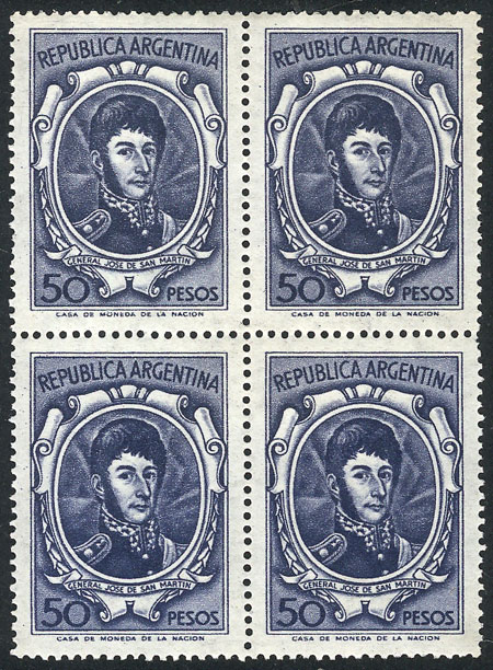 Lot 857 - Argentina general issues - Guillermo Jalil - Philatino Auction # 2339 ARGENTINA: General auction with material of all periods, including rarities Lot 857 - Argentina general issues - Guillermo Jalil - Philatino Auction # 2339 ARGENTINA: General auction with material of all periods, including rarities