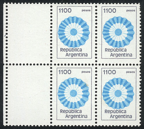 Lot 968 - Argentina general issues -  Guillermo Jalil - Philatino Auction # 2339 ARGENTINA: General auction with material of all periods, including rarities