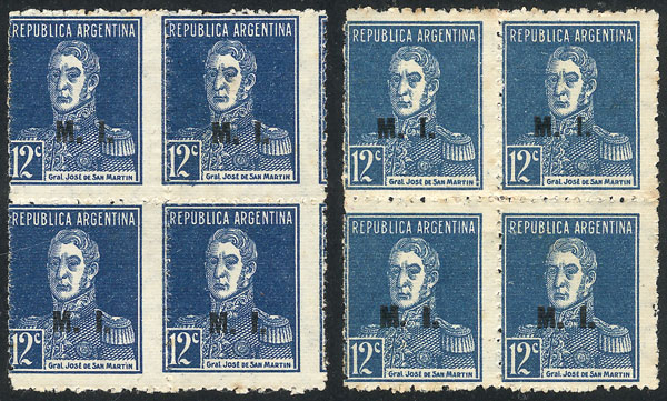 Lot 1204 - Argentina official stamps - Guillermo Jalil - Philatino Auction # 2339 ARGENTINA: General auction with material of all periods, including rarities Lot 1204 - Argentina official stamps - Guillermo Jalil - Philatino Auction # 2339 ARGENTINA: General auction with material of all periods, including rarities