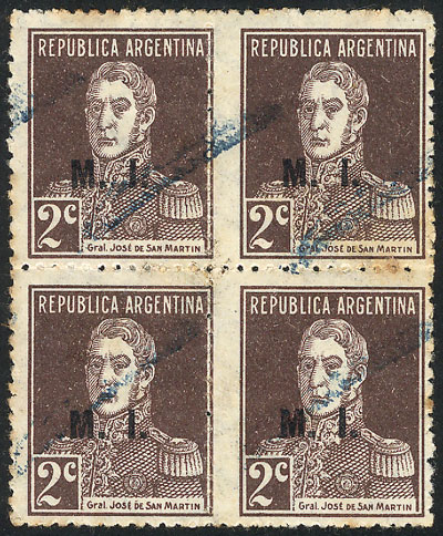 Lot 1202 - Argentina official stamps - Guillermo Jalil - Philatino Auction # 2339 ARGENTINA: General auction with material of all periods, including rarities Lot 1202 - Argentina official stamps - Guillermo Jalil - Philatino Auction # 2339 ARGENTINA: General auction with material of all periods, including rarities