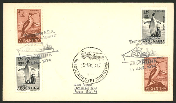 Lot 17 - argentine antarctica postal history - Guillermo Jalil - Philatino Auction # 2339 ARGENTINA: General auction with material of all periods, including rarities Lot 17 - argentine antarctica postal history - Guillermo Jalil - Philatino Auction # 2339 ARGENTINA: General auction with material of all periods, including rarities