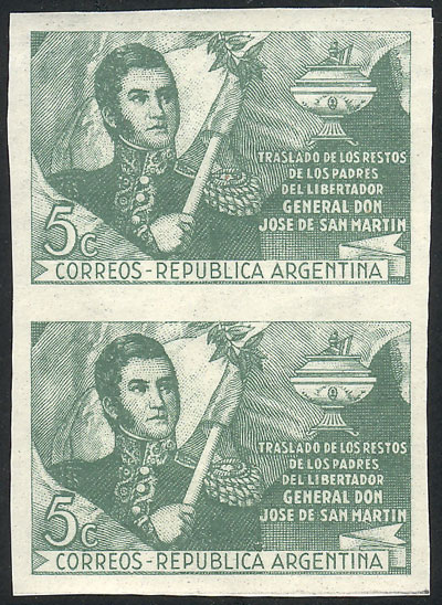 Lot 682 - Argentina general issues -  Guillermo Jalil - Philatino Auction # 2339 ARGENTINA: General auction with material of all periods, including rarities