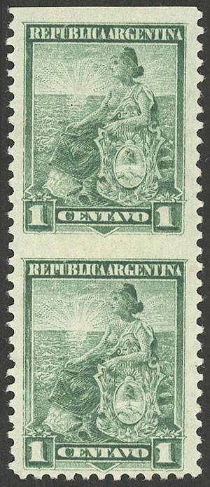 Lot 302 - Argentina general issues -  Guillermo Jalil - Philatino Auction # 2339 ARGENTINA: General auction with material of all periods, including rarities