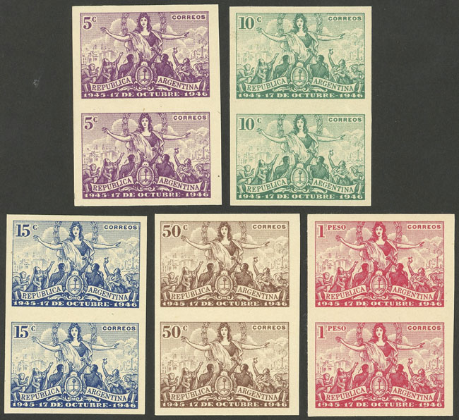Lot 672 - Argentina general issues -  Guillermo Jalil - Philatino Auction # 2339 ARGENTINA: General auction with material of all periods, including rarities