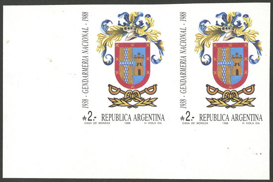 Lot 1000 - Argentina general issues -  Guillermo Jalil - Philatino Auction # 2339 ARGENTINA: General auction with material of all periods, including rarities