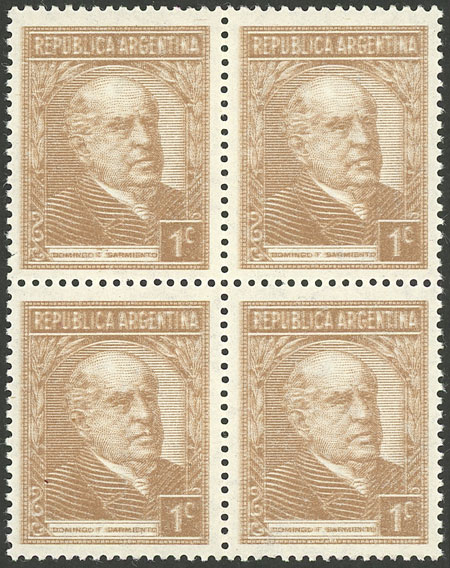 Lot 539 - Argentina general issues -  Guillermo Jalil - Philatino Auction # 2339 ARGENTINA: General auction with material of all periods, including rarities