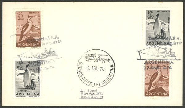 Lot 15 - argentine antarctica postal history - Guillermo Jalil - Philatino Auction # 2339 ARGENTINA: General auction with material of all periods, including rarities Lot 15 - argentine antarctica postal history - Guillermo Jalil - Philatino Auction # 2339 ARGENTINA: General auction with material of all periods, including rarities
