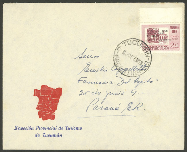 Lot 1469 - Argentina postal history - Guillermo Jalil - Philatino Auction # 2339 ARGENTINA: General auction with material of all periods, including rarities Lot 1469 - Argentina postal history - Guillermo Jalil - Philatino Auction # 2339 ARGENTINA: General auction with material of all periods, including rarities
