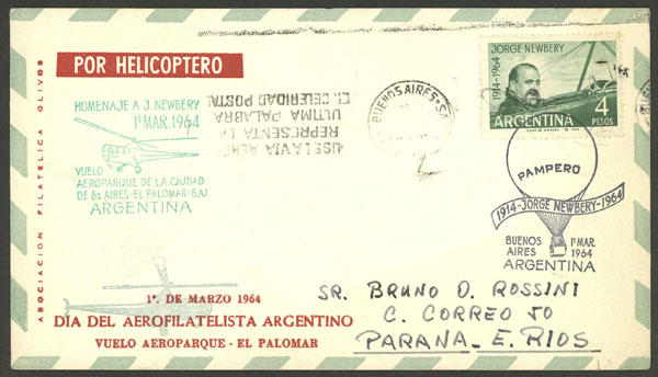 Lot 1476 - Argentina postal history - Guillermo Jalil - Philatino Auction # 2339 ARGENTINA: General auction with material of all periods, including rarities Lot 1476 - Argentina postal history - Guillermo Jalil - Philatino Auction # 2339 ARGENTINA: General auction with material of all periods, including rarities