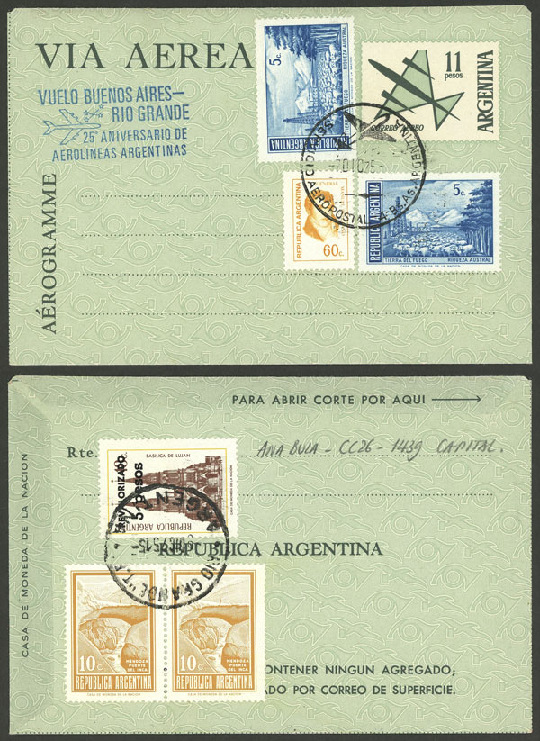 Lot 1487 - Argentina postal history - Guillermo Jalil - Philatino Auction # 2339 ARGENTINA: General auction with material of all periods, including rarities Lot 1487 - Argentina postal history - Guillermo Jalil - Philatino Auction # 2339 ARGENTINA: General auction with material of all periods, including rarities