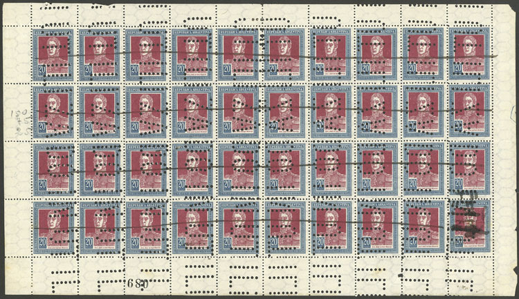Lot 421 - Argentina general issues - Guillermo Jalil - Philatino Auction # 2339 ARGENTINA: General auction with material of all periods, including rarities Lot 421 - Argentina general issues - Guillermo Jalil - Philatino Auction # 2339 ARGENTINA: General auction with material of all periods, including rarities