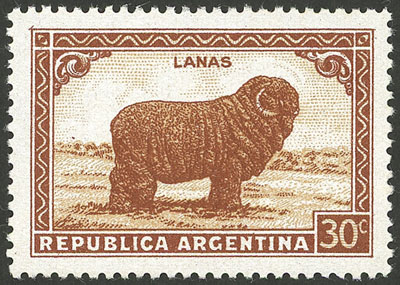 Lot 533 - Argentina general issues -  Guillermo Jalil - Philatino Auction # 2339 ARGENTINA: General auction with material of all periods, including rarities