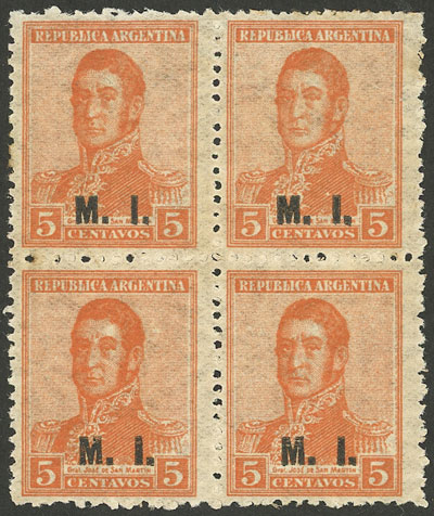 Lot 1199 - Argentina official stamps - Guillermo Jalil - Philatino Auction # 2339 ARGENTINA: General auction with material of all periods, including rarities Lot 1199 - Argentina official stamps - Guillermo Jalil - Philatino Auction # 2339 ARGENTINA: General auction with material of all periods, including rarities