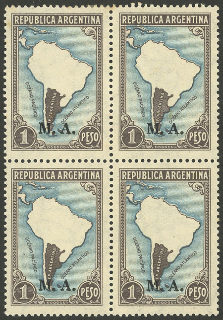 Lot 1177 - Argentina official stamps - Guillermo Jalil - Philatino Auction # 2339 ARGENTINA: General auction with material of all periods, including rarities Lot 1177 - Argentina official stamps - Guillermo Jalil - Philatino Auction # 2339 ARGENTINA: General auction with material of all periods, including rarities