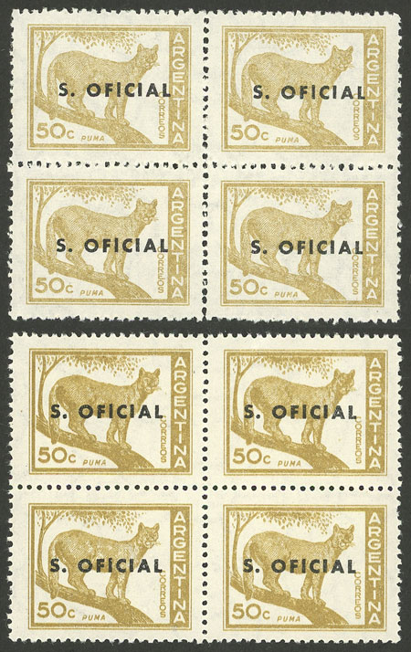 Lot 1270 - Argentina official stamps - Guillermo Jalil - Philatino Auction # 2339 ARGENTINA: General auction with material of all periods, including rarities Lot 1270 - Argentina official stamps - Guillermo Jalil - Philatino Auction # 2339 ARGENTINA: General auction with material of all periods, including rarities
