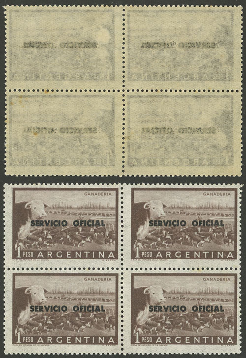 Lot 1264 - Argentina official stamps - Guillermo Jalil - Philatino Auction # 2339 ARGENTINA: General auction with material of all periods, including rarities Lot 1264 - Argentina official stamps - Guillermo Jalil - Philatino Auction # 2339 ARGENTINA: General auction with material of all periods, including rarities