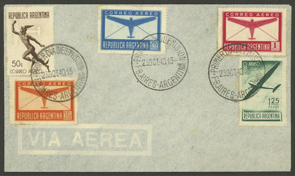 Lot 1073 - Argentina airmail - Guillermo Jalil - Philatino Auction # 2339 ARGENTINA: General auction with material of all periods, including rarities Lot 1073 - Argentina airmail - Guillermo Jalil - Philatino Auction # 2339 ARGENTINA: General auction with material of all periods, including rarities