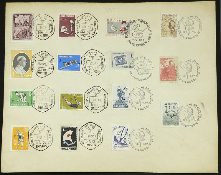 Lot 764 - Argentina general issues -  Guillermo Jalil - Philatino Auction # 2339 ARGENTINA: General auction with material of all periods, including rarities
