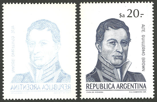 Lot 984 - Argentina general issues -  Guillermo Jalil - Philatino Auction # 2339 ARGENTINA: General auction with material of all periods, including rarities
