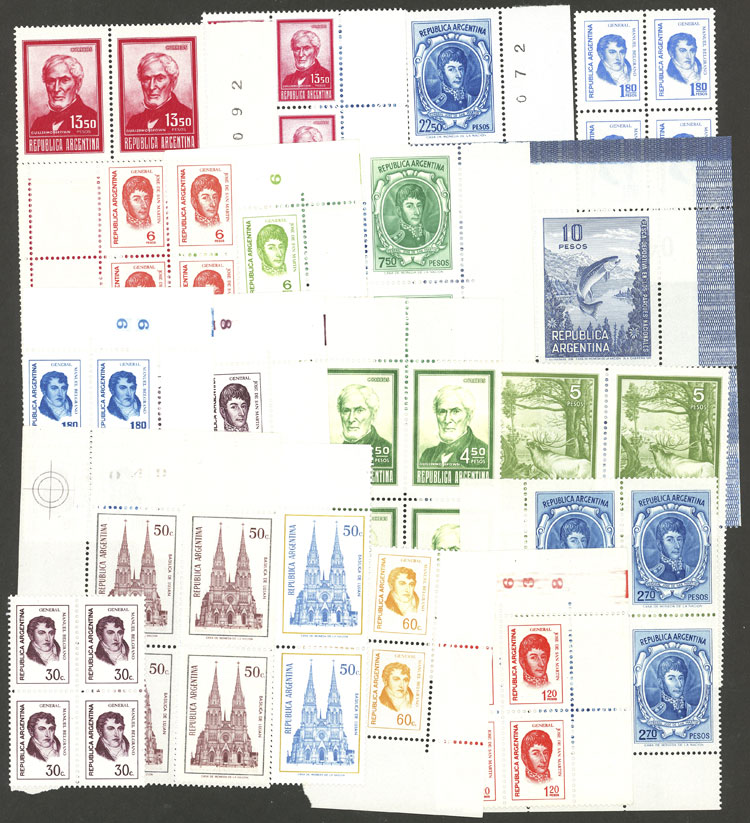 Lot 900 - Argentina general issues -  Guillermo Jalil - Philatino Auction # 2339 ARGENTINA: General auction with material of all periods, including rarities