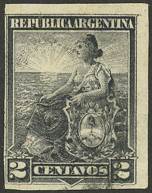 Lot 304 - Argentina general issues -  Guillermo Jalil - Philatino Auction # 2339 ARGENTINA: General auction with material of all periods, including rarities
