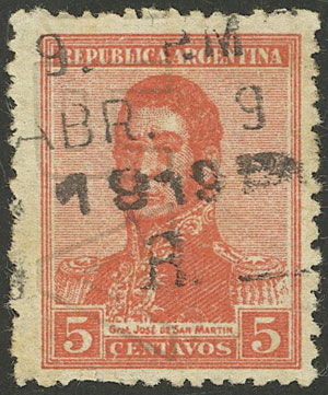 Lot 391 - Argentina general issues - Guillermo Jalil - Philatino Auction # 2339 ARGENTINA: General auction with material of all periods, including rarities Lot 391 - Argentina general issues - Guillermo Jalil - Philatino Auction # 2339 ARGENTINA: General auction with material of all periods, including rarities