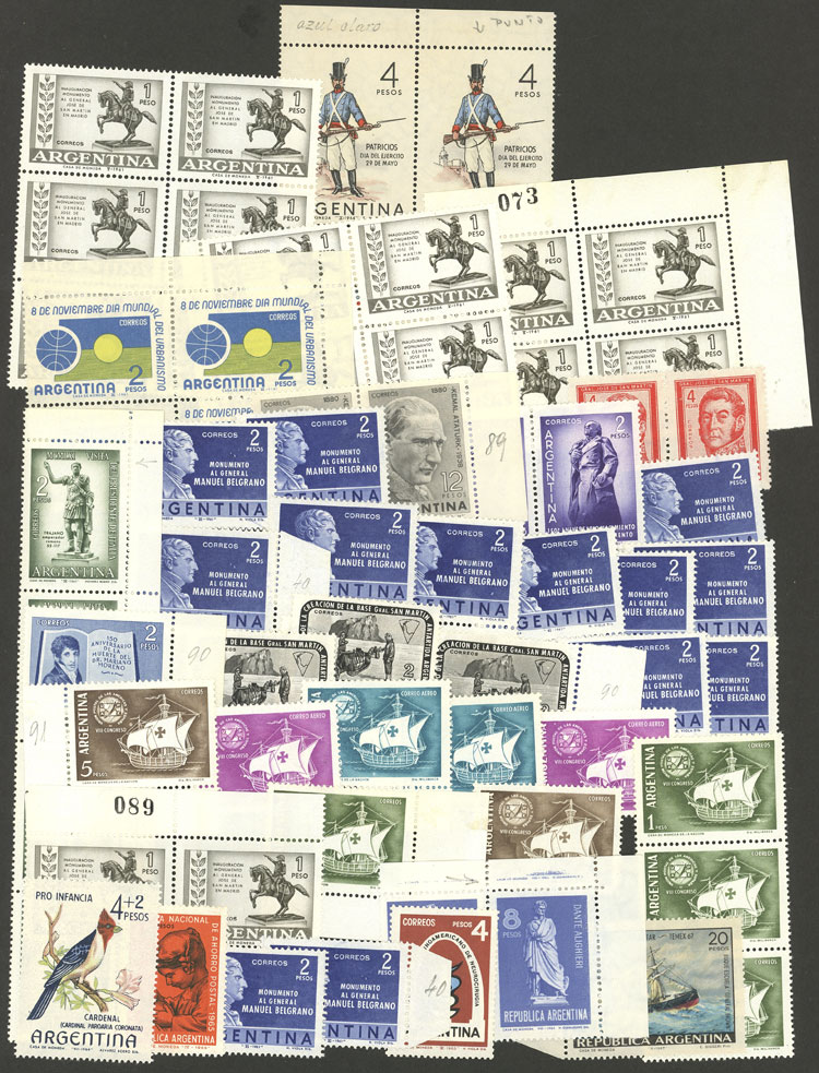 Lot 1520 - Argentina Lots and Collections - Guillermo Jalil - Philatino Auction # 2339 ARGENTINA: General auction with material of all periods, including rarities Lot 1520 - Argentina Lots and Collections - Guillermo Jalil - Philatino Auction # 2339 ARGENTINA: General auction with material of all periods, including rarities