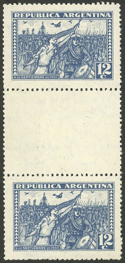 Lot 470 - Argentina general issues -  Guillermo Jalil - Philatino Auction # 2339 ARGENTINA: General auction with material of all periods, including rarities