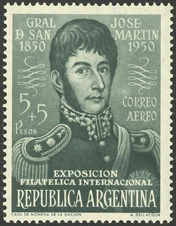 Lot 693 - Argentina general issues -  Guillermo Jalil - Philatino Auction # 2339 ARGENTINA: General auction with material of all periods, including rarities