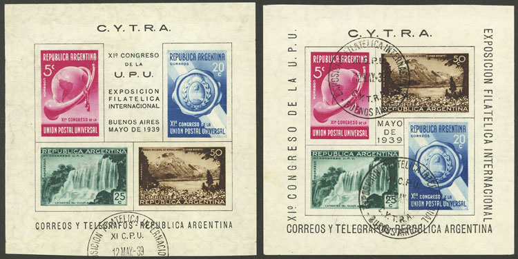 Lot 1111 - Argentina souvenir sheets - Guillermo Jalil - Philatino Auction # 2339 ARGENTINA: General auction with material of all periods, including rarities Lot 1111 - Argentina souvenir sheets - Guillermo Jalil - Philatino Auction # 2339 ARGENTINA: General auction with material of all periods, including rarities