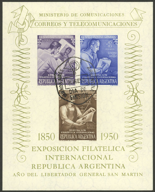Lot 1121 - Argentina souvenir sheets - Guillermo Jalil - Philatino Auction # 2339 ARGENTINA: General auction with material of all periods, including rarities Lot 1121 - Argentina souvenir sheets - Guillermo Jalil - Philatino Auction # 2339 ARGENTINA: General auction with material of all periods, including rarities
