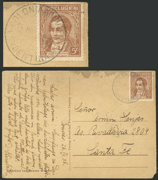 Lot 1442 - Argentina postal history - Guillermo Jalil - Philatino Auction # 2339 ARGENTINA: General auction with material of all periods, including rarities Lot 1442 - Argentina postal history - Guillermo Jalil - Philatino Auction # 2339 ARGENTINA: General auction with material of all periods, including rarities
