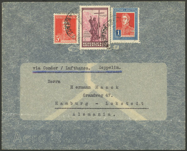 Lot 1426 - Argentina postal history - Guillermo Jalil - Philatino Auction # 2339 ARGENTINA: General auction with material of all periods, including rarities Lot 1426 - Argentina postal history - Guillermo Jalil - Philatino Auction # 2339 ARGENTINA: General auction with material of all periods, including rarities