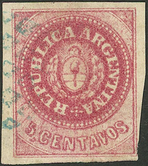 Lot 62 - Argentina escuditos -  Guillermo Jalil - Philatino Auction # 2339 ARGENTINA: General auction with material of all periods, including rarities