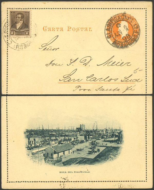 Lot 1378 - Argentina Postal stationery - Guillermo Jalil - Philatino Auction # 2339 ARGENTINA: General auction with material of all periods, including rarities Lot 1378 - Argentina Postal stationery - Guillermo Jalil - Philatino Auction # 2339 ARGENTINA: General auction with material of all periods, including rarities