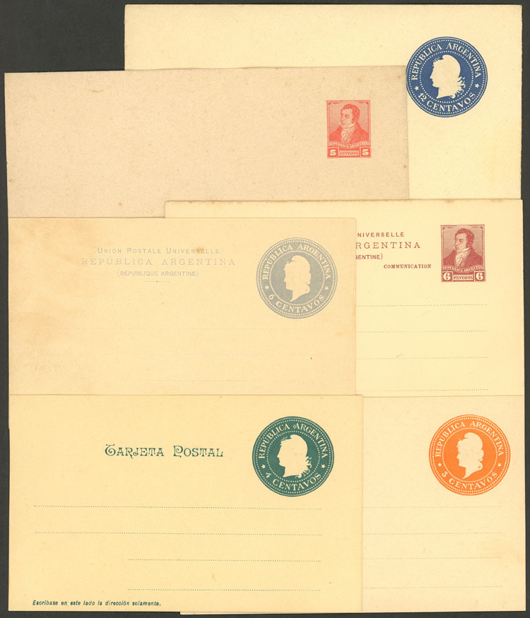 Lot 1415 - Argentina Postal stationery - Guillermo Jalil - Philatino Auction # 2339 ARGENTINA: General auction with material of all periods, including rarities Lot 1415 - Argentina Postal stationery - Guillermo Jalil - Philatino Auction # 2339 ARGENTINA: General auction with material of all periods, including rarities