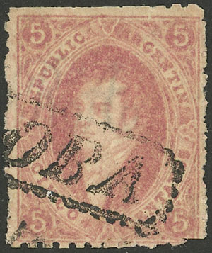 Lot 74 - Argentina rivadavias -  Guillermo Jalil - Philatino Auction # 2339 ARGENTINA: General auction with material of all periods, including rarities