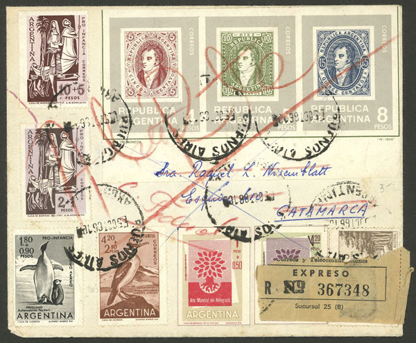 Lot 1478 - Argentina postal history - Guillermo Jalil - Philatino Auction # 2339 ARGENTINA: General auction with material of all periods, including rarities Lot 1478 - Argentina postal history - Guillermo Jalil - Philatino Auction # 2339 ARGENTINA: General auction with material of all periods, including rarities