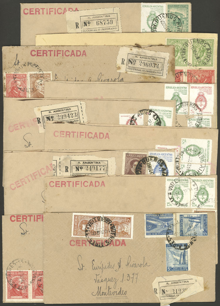 Lot 1437 - Argentina postal history - Guillermo Jalil - Philatino Auction # 2339 ARGENTINA: General auction with material of all periods, including rarities Lot 1437 - Argentina postal history - Guillermo Jalil - Philatino Auction # 2339 ARGENTINA: General auction with material of all periods, including rarities