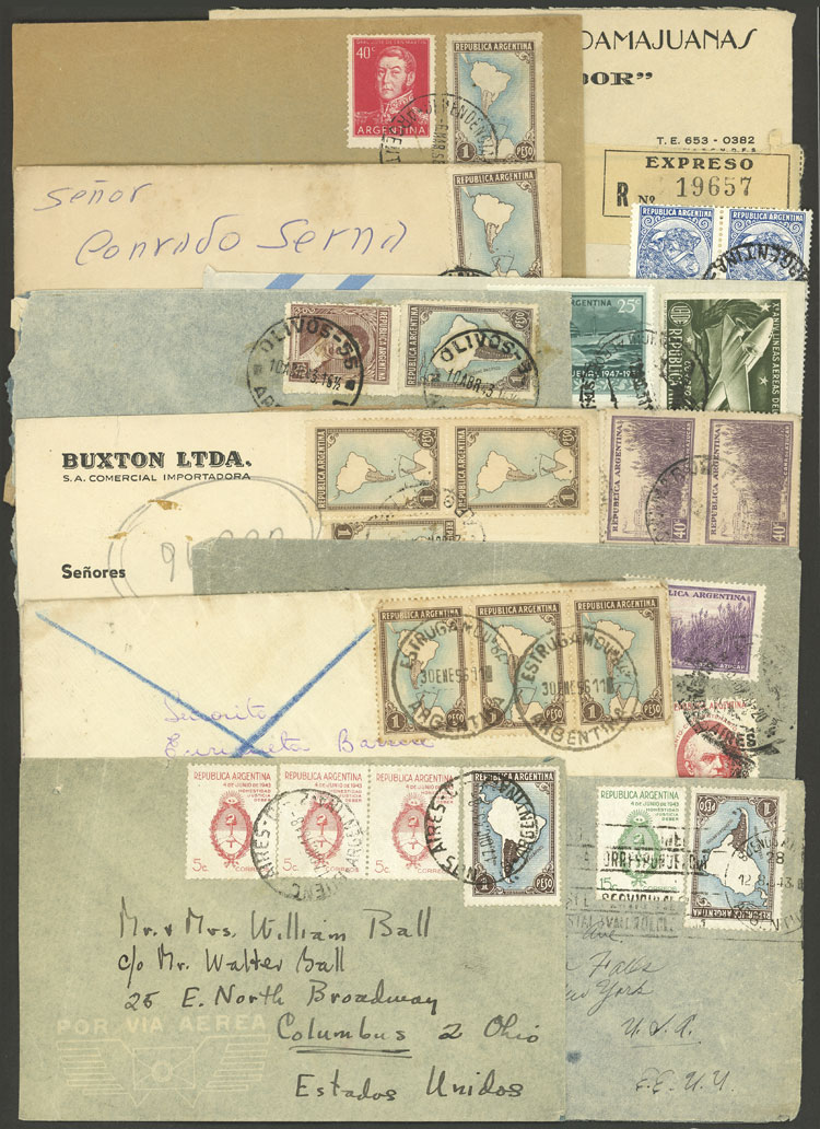 Lot 1462 - Argentina postal history - Guillermo Jalil - Philatino Auction # 2339 ARGENTINA: General auction with material of all periods, including rarities Lot 1462 - Argentina postal history - Guillermo Jalil - Philatino Auction # 2339 ARGENTINA: General auction with material of all periods, including rarities
