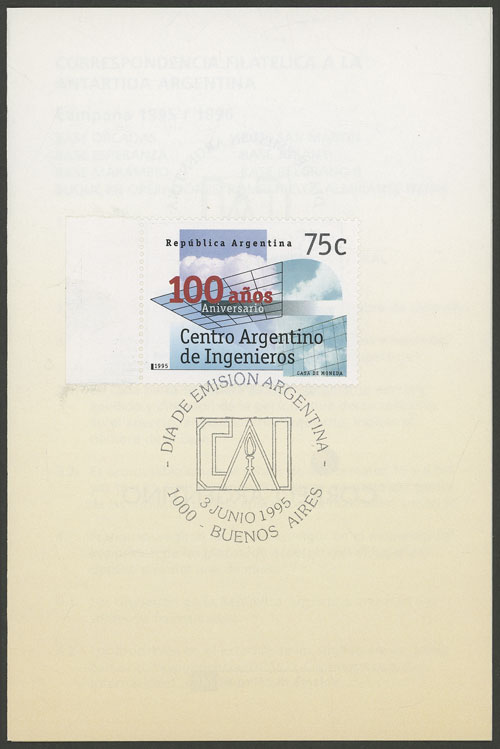 Lot 1022 - Argentina general issues - Guillermo Jalil - Philatino Auction # 2339 ARGENTINA: General auction with material of all periods, including rarities Lot 1022 - Argentina general issues - Guillermo Jalil - Philatino Auction # 2339 ARGENTINA: General auction with material of all periods, including rarities