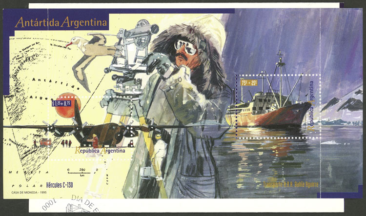 Lot 1141 - Argentina souvenir sheets -  Guillermo Jalil - Philatino Auction # 2339 ARGENTINA: General auction with material of all periods, including rarities