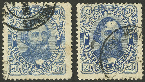 Lot 222 - Argentina general issues -  Guillermo Jalil - Philatino Auction # 2339 ARGENTINA: General auction with material of all periods, including rarities