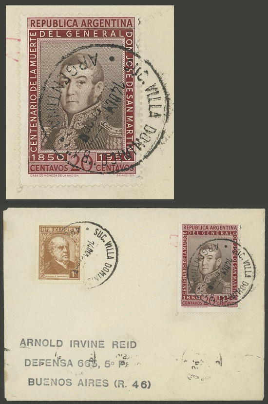 Lot 1451 - Argentina postal history - Guillermo Jalil - Philatino Auction # 2339 ARGENTINA: General auction with material of all periods, including rarities Lot 1451 - Argentina postal history - Guillermo Jalil - Philatino Auction # 2339 ARGENTINA: General auction with material of all periods, including rarities