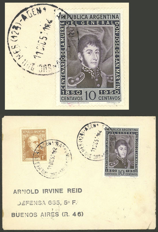 Lot 1452 - Argentina postal history - Guillermo Jalil - Philatino Auction # 2339 ARGENTINA: General auction with material of all periods, including rarities Lot 1452 - Argentina postal history - Guillermo Jalil - Philatino Auction # 2339 ARGENTINA: General auction with material of all periods, including rarities