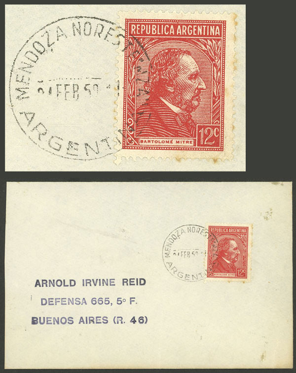 Lot 1443 - Argentina postal history - Guillermo Jalil - Philatino Auction # 2339 ARGENTINA: General auction with material of all periods, including rarities Lot 1443 - Argentina postal history - Guillermo Jalil - Philatino Auction # 2339 ARGENTINA: General auction with material of all periods, including rarities