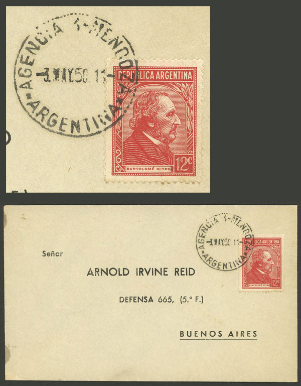 Lot 1448 - Argentina postal history - Guillermo Jalil - Philatino Auction # 2339 ARGENTINA: General auction with material of all periods, including rarities Lot 1448 - Argentina postal history - Guillermo Jalil - Philatino Auction # 2339 ARGENTINA: General auction with material of all periods, including rarities