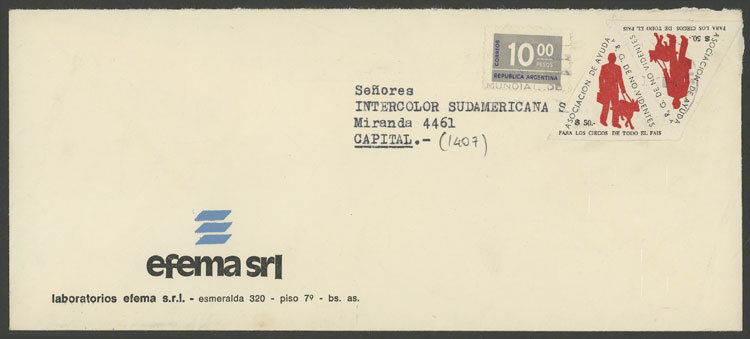 Lot 1543 - Argentina cinderellas - Guillermo Jalil - Philatino Auction # 2339 ARGENTINA: General auction with material of all periods, including rarities Lot 1543 - Argentina cinderellas - Guillermo Jalil - Philatino Auction # 2339 ARGENTINA: General auction with material of all periods, including rarities